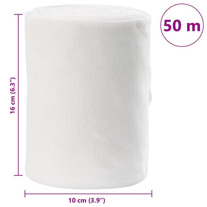 Tubo di Drenaggio Bianco 16 x 5000 cm Tessuto | homemem39