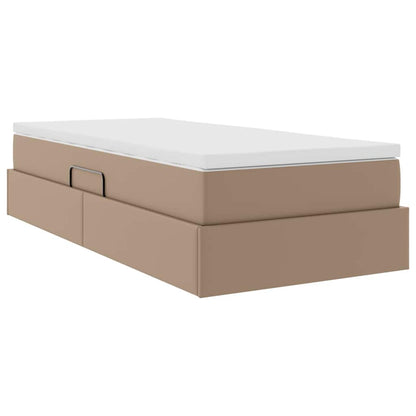 Letto con contenitore e materasso Cappuccino 90 x 190 cm | homemem39