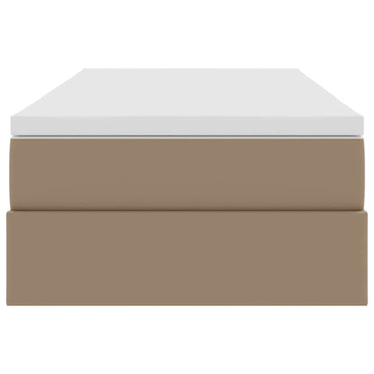 Letto con contenitore e materasso Cappuccino 90 x 200 cm | homemem39