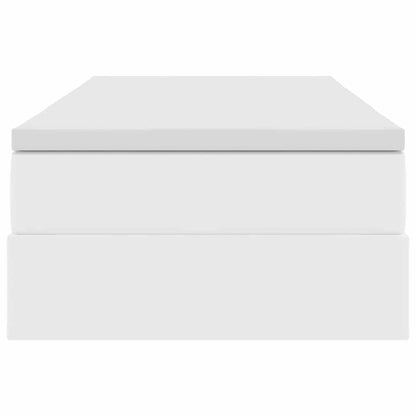 Letto con contenitore e materasso Bianco 100 x 200 cm | homemem39
