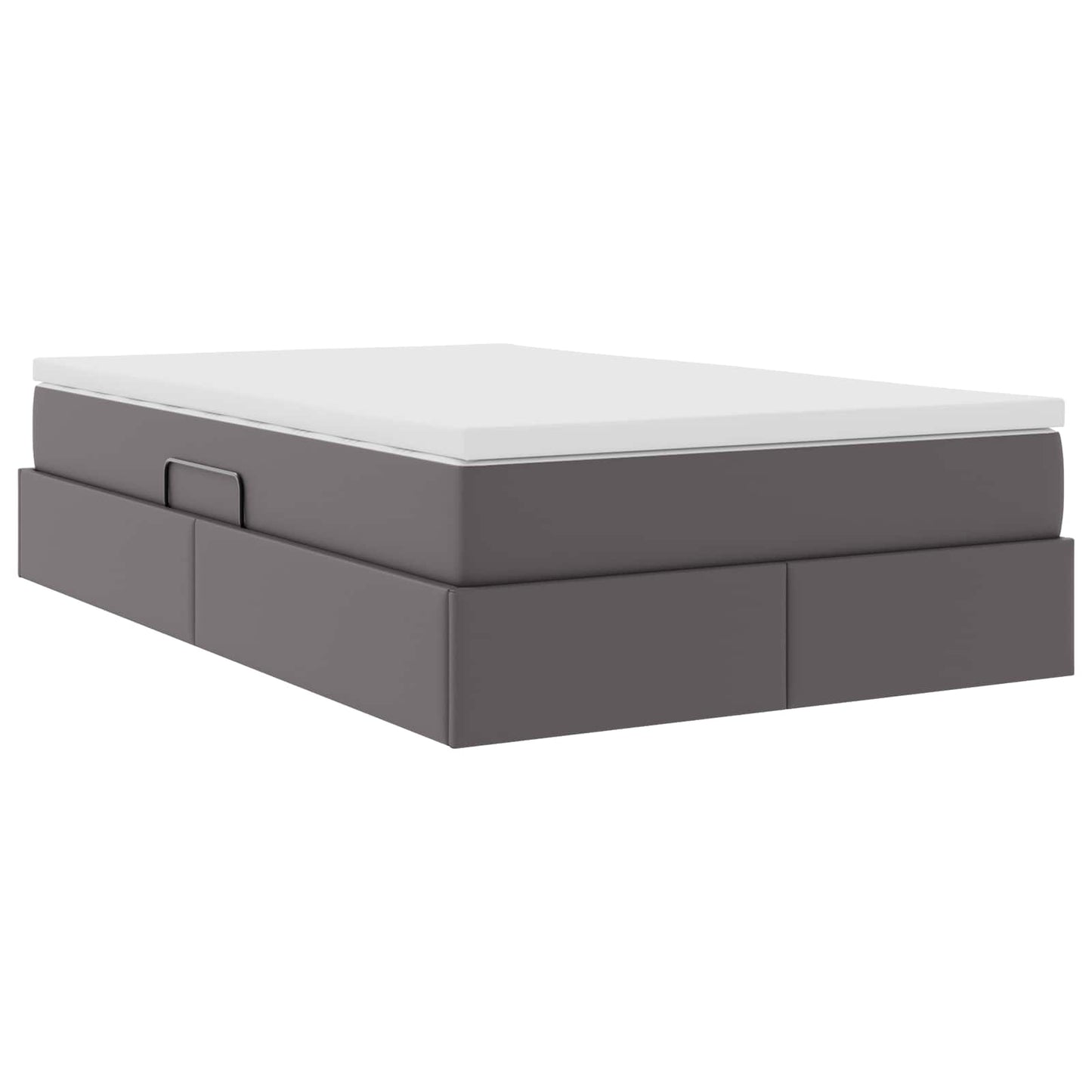 Letto con contenitore e materasso Grigio 120 x 190 cm | homemem39