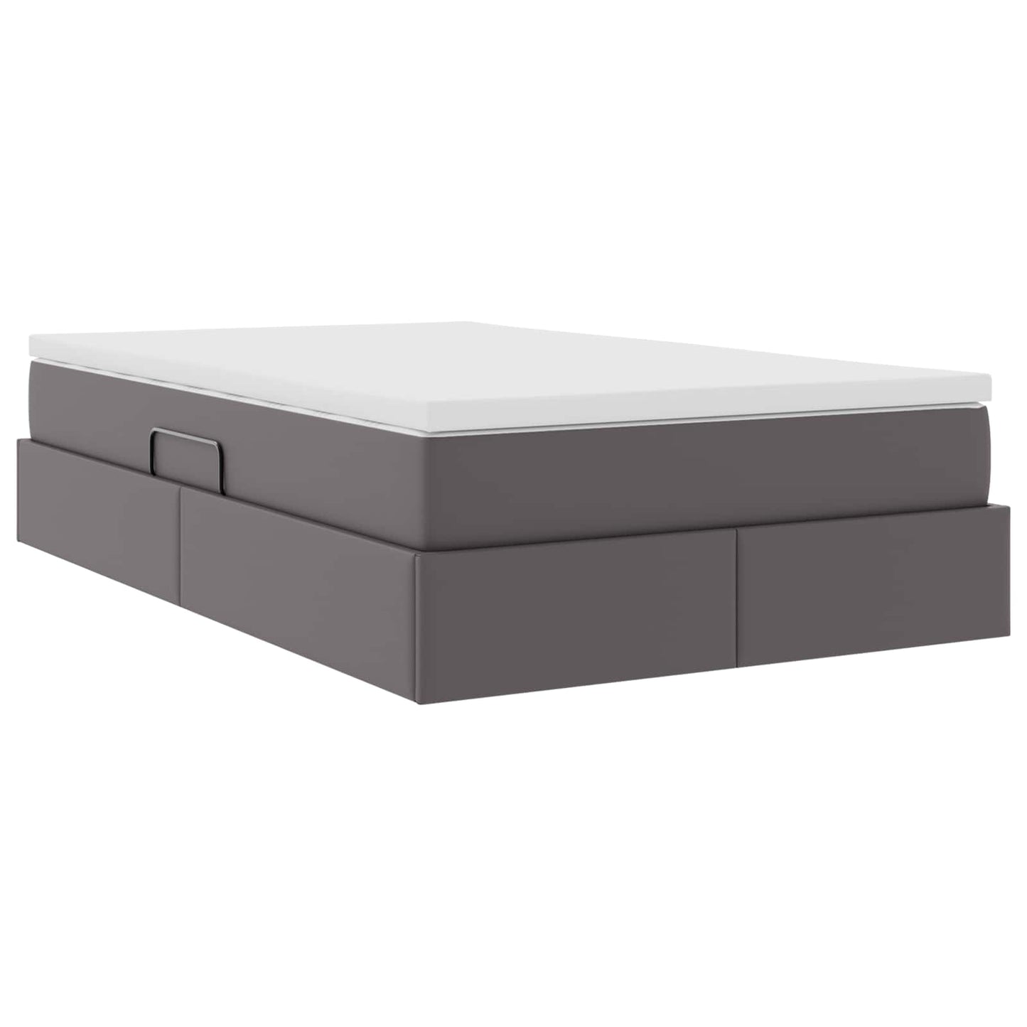 Letto con contenitore e materasso Grigio 120 x 190 cm | homemem39