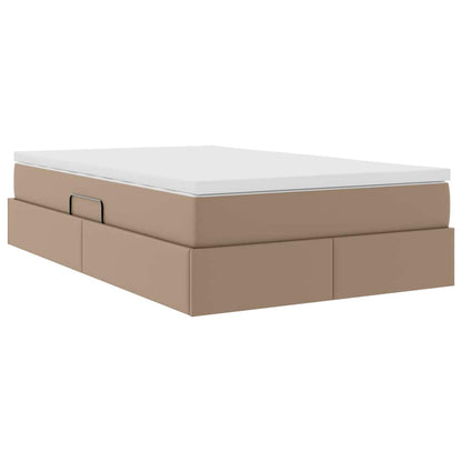 Letto con contenitore e materasso Cappuccino 120 x 200 cm | homemem39
