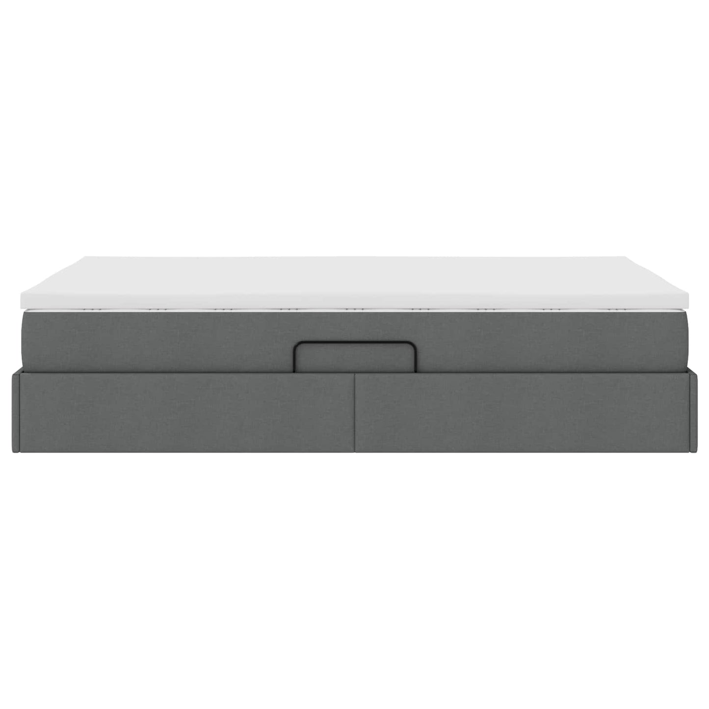 Letto con contenitore e materasso Grigio scuro 120 x 190 cm | homemem39