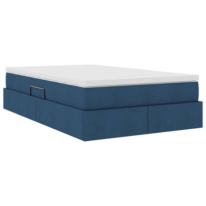 Letto con contenitore e materasso Blu 120 x 190 cm Poliestere | homemem39