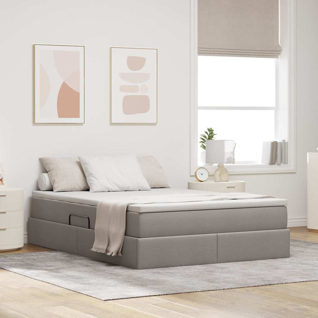 Letto con contenitore e materasso Talpa 140 x 200 cm Poliestere | homemem39
