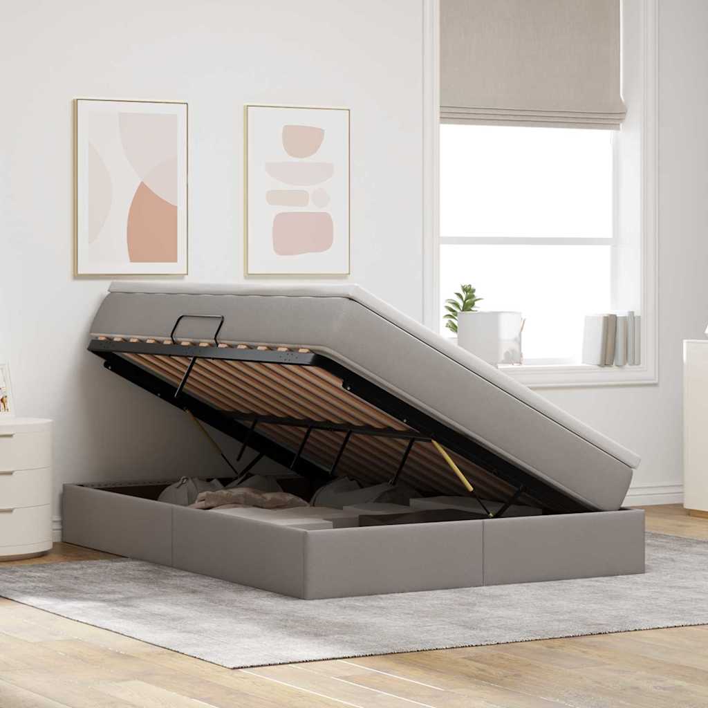 Letto con contenitore e materasso Talpa 140 x 200 cm Poliestere | homemem39