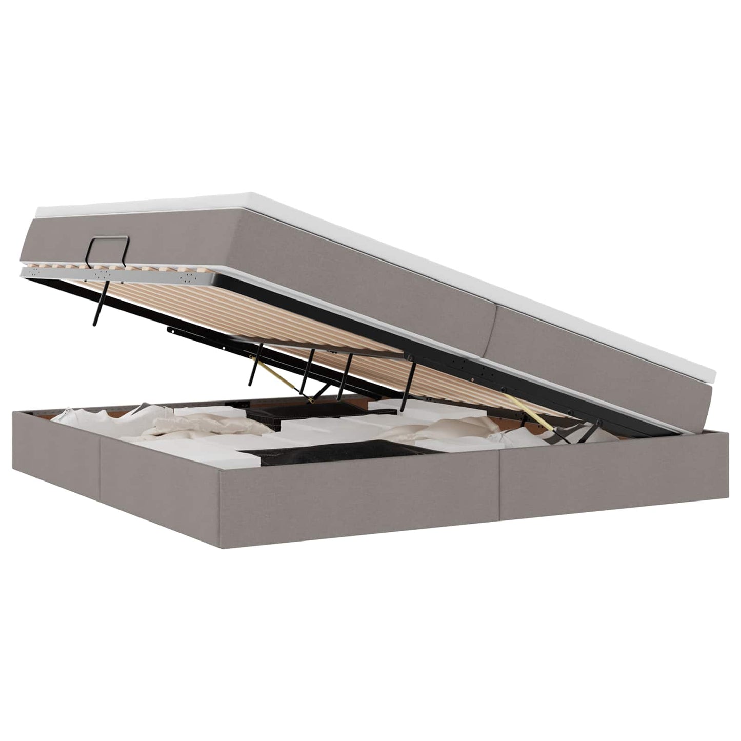 Letto con contenitore e materasso Talpa 200 x 200 cm Poliestere | homemem39