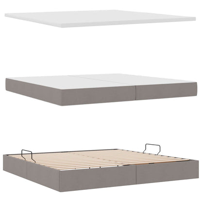 Letto con contenitore e materasso Talpa 200 x 200 cm Poliestere | homemem39