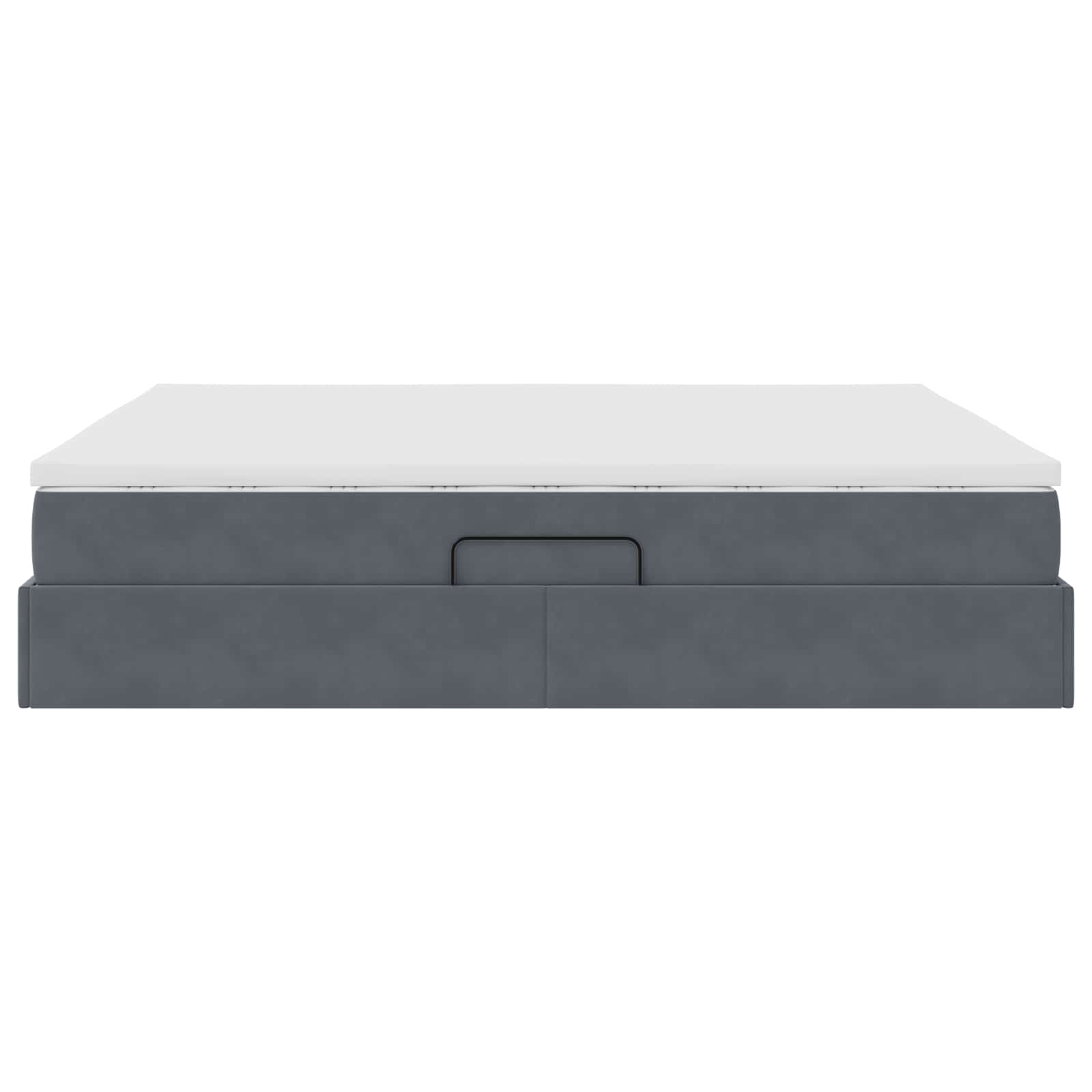 Letto con contenitore e materasso Grigio scuro 180 x 200 cm | homemem39