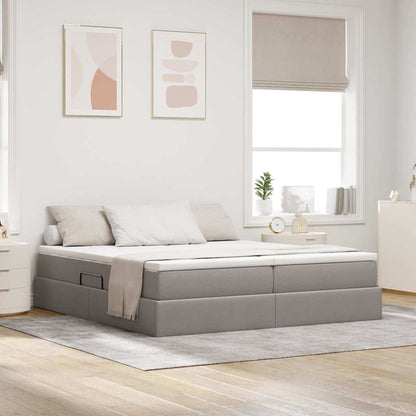 Letto con contenitore e materasso Talpa 200 x 200 cm Poliestere | homemem39