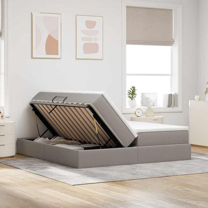 Letto con contenitore e materasso Talpa 200 x 200 cm Poliestere | homemem39