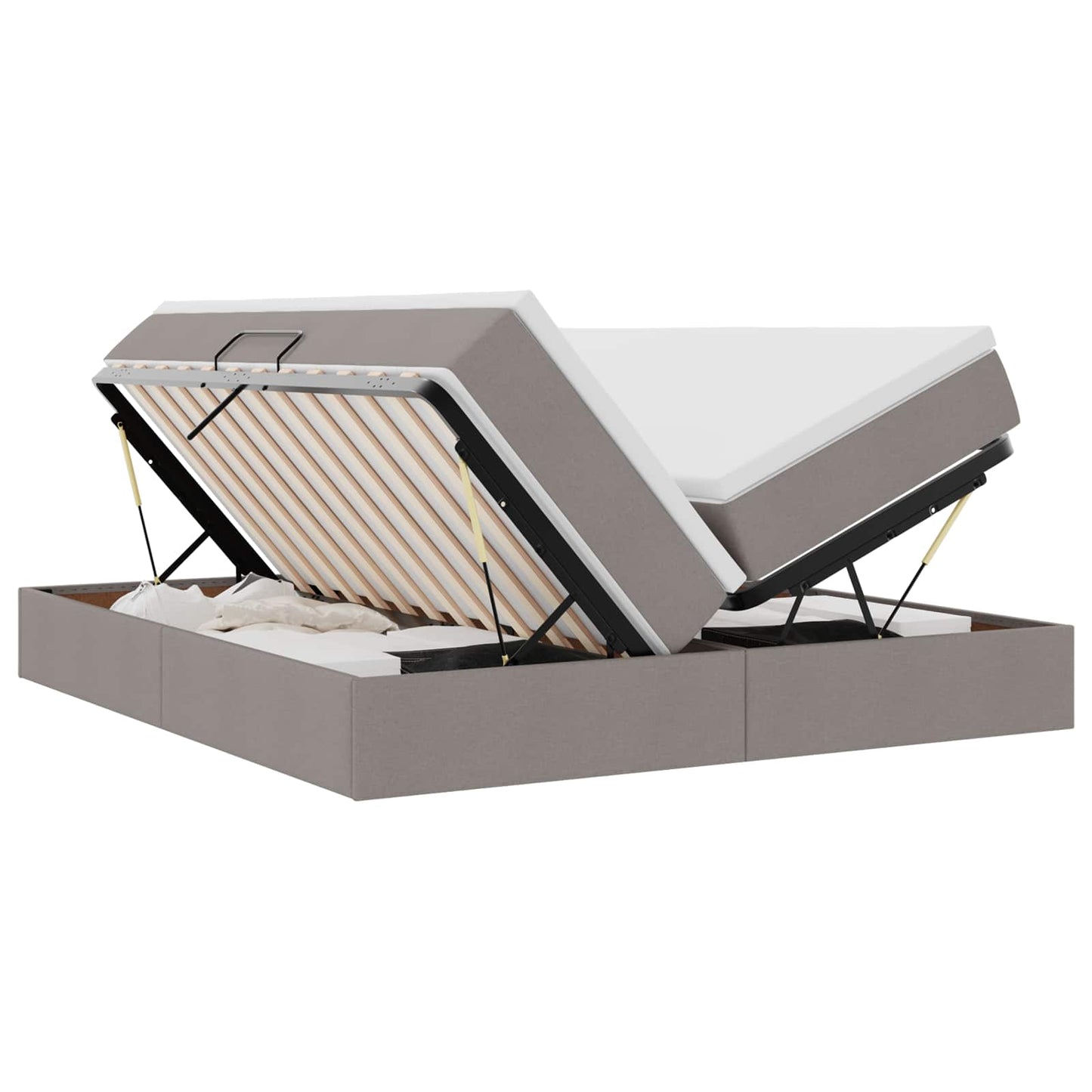 Letto con contenitore e materasso Talpa 200 x 200 cm Poliestere | homemem39