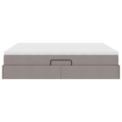 Letto con contenitore e materasso Talpa 200 x 200 cm Poliestere | homemem39