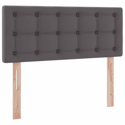 Letto con contenitore e materasso Grigio 120 x 190 cm | homemem39