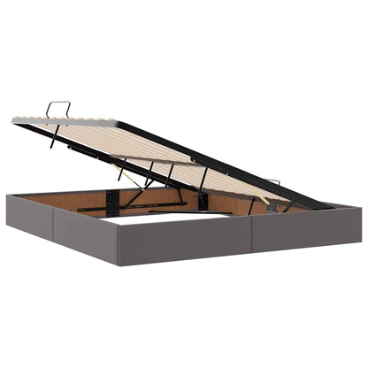 Letto con contenitore e materasso Grigio 180 x 200 cm | homemem39