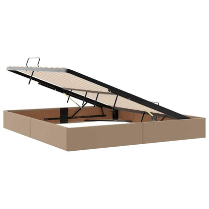 Letto con contenitore e materasso Cappuccino 180 x 200 cm | homemem39