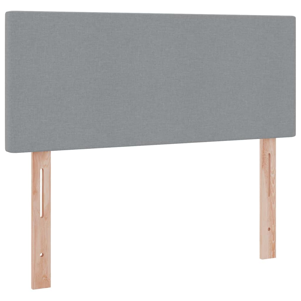 Letto con contenitore e materasso Grigio chiaro 120 x 200 cm | homemem39