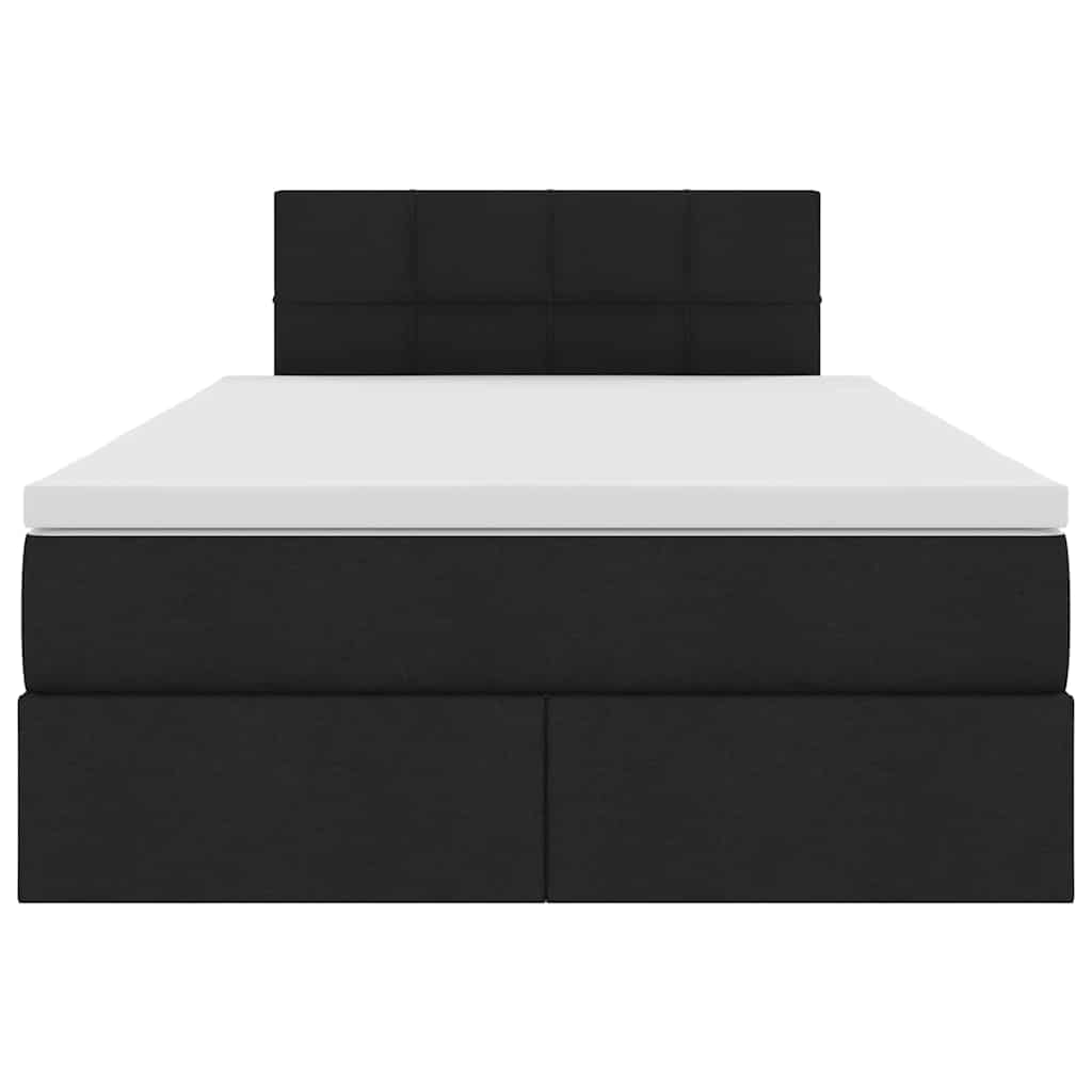 Letto con contenitore e materasso Nero 120 x 200 cm | homemem39