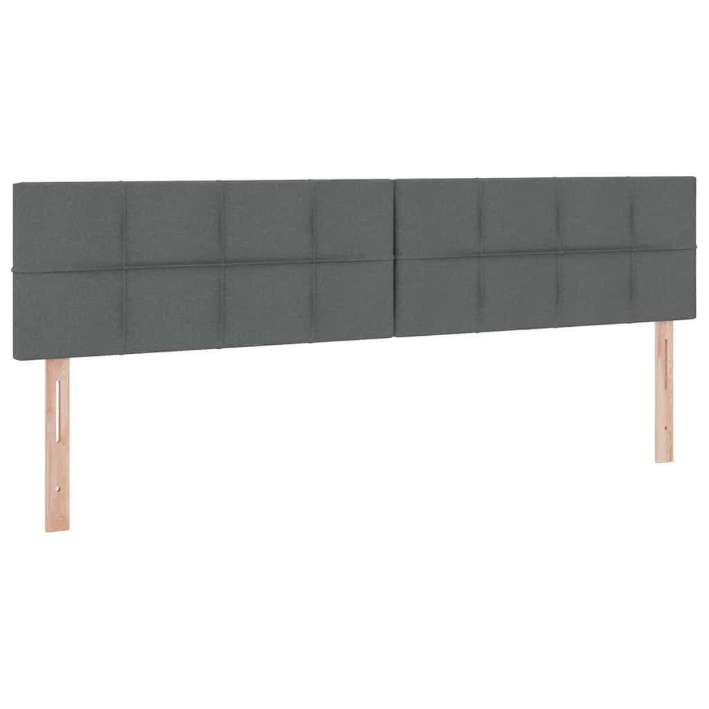 Letto con contenitore e materasso Grigio scuro 200 x 200 cm | homemem39