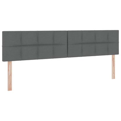 Letto con contenitore e materasso Grigio scuro 200 x 200 cm | homemem39