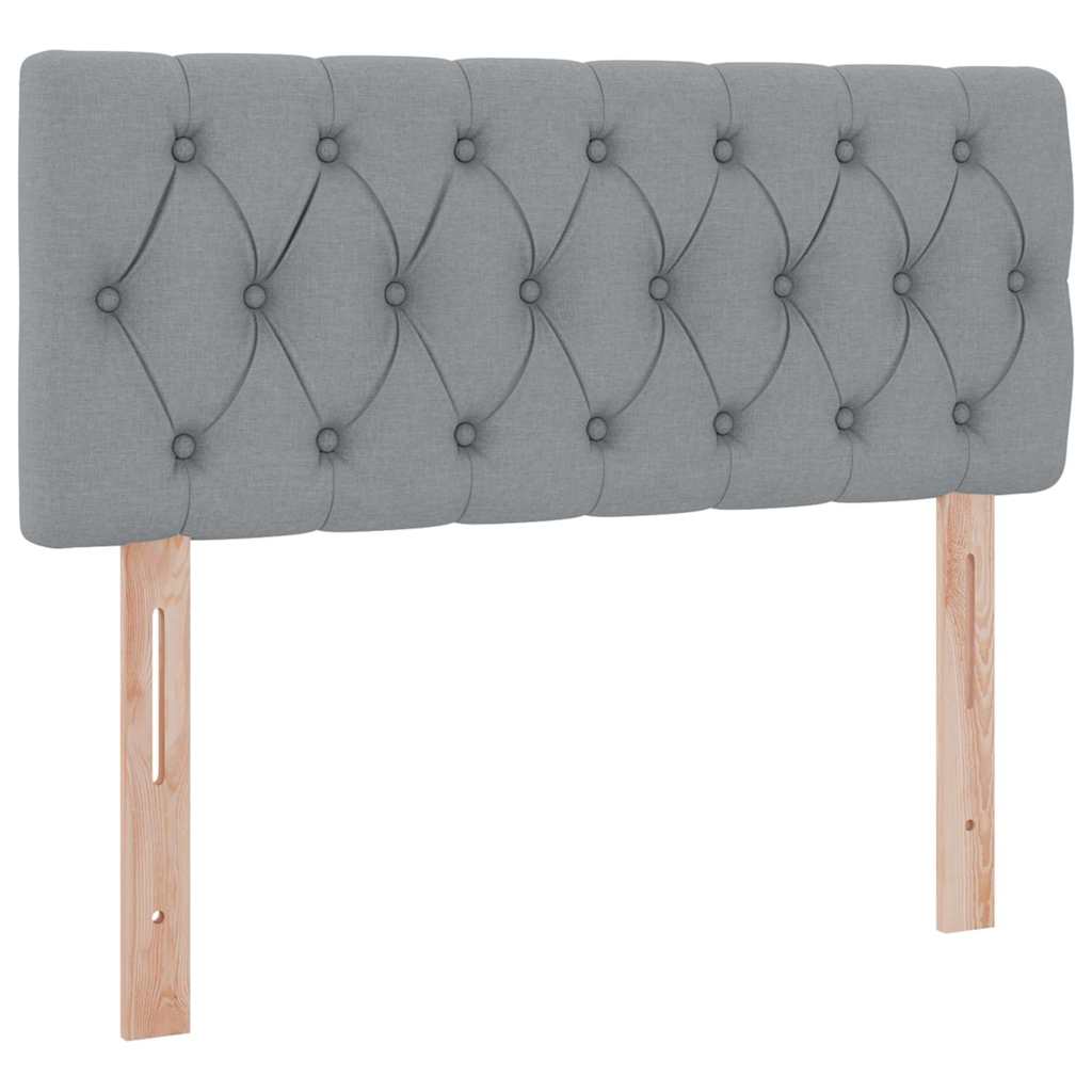 Letto con contenitore e materasso Grigio chiaro 120 x 200 cm | homemem39