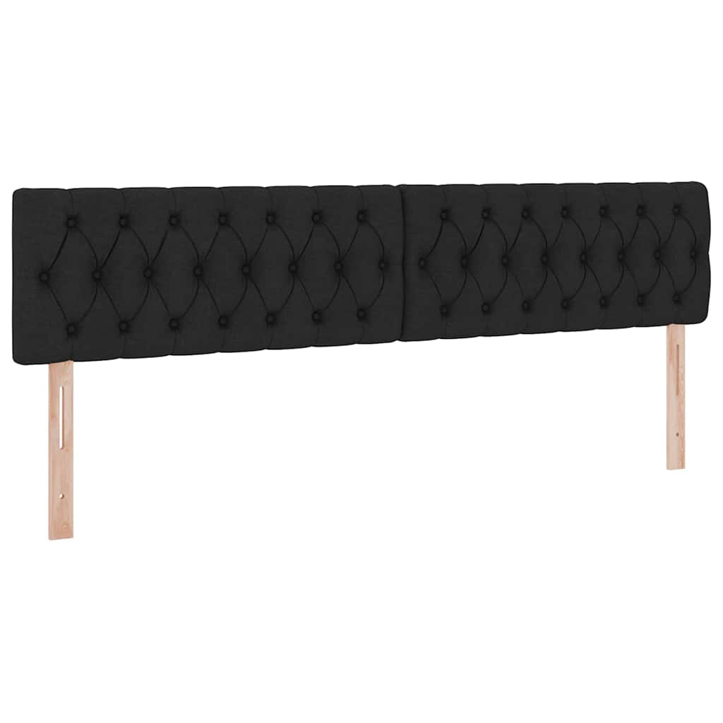 Letto con contenitore e materasso Nero 200 x 200 cm | homemem39