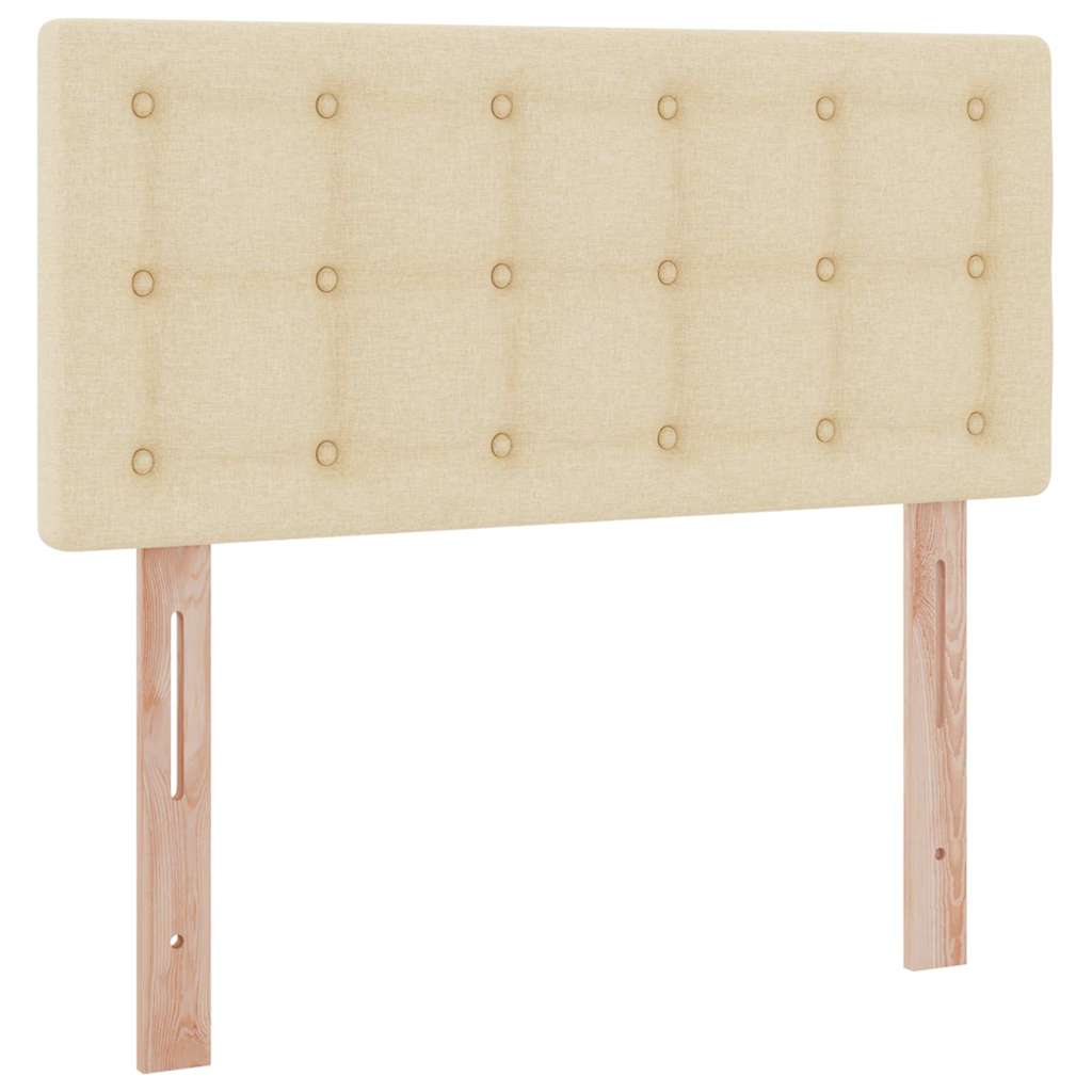 Letto con contenitore e materasso Crema 90 x 200 cm | homemem39