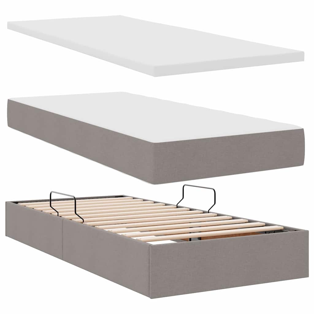 Letto con contenitore e materasso Talpa 100 x 200 cm | homemem39