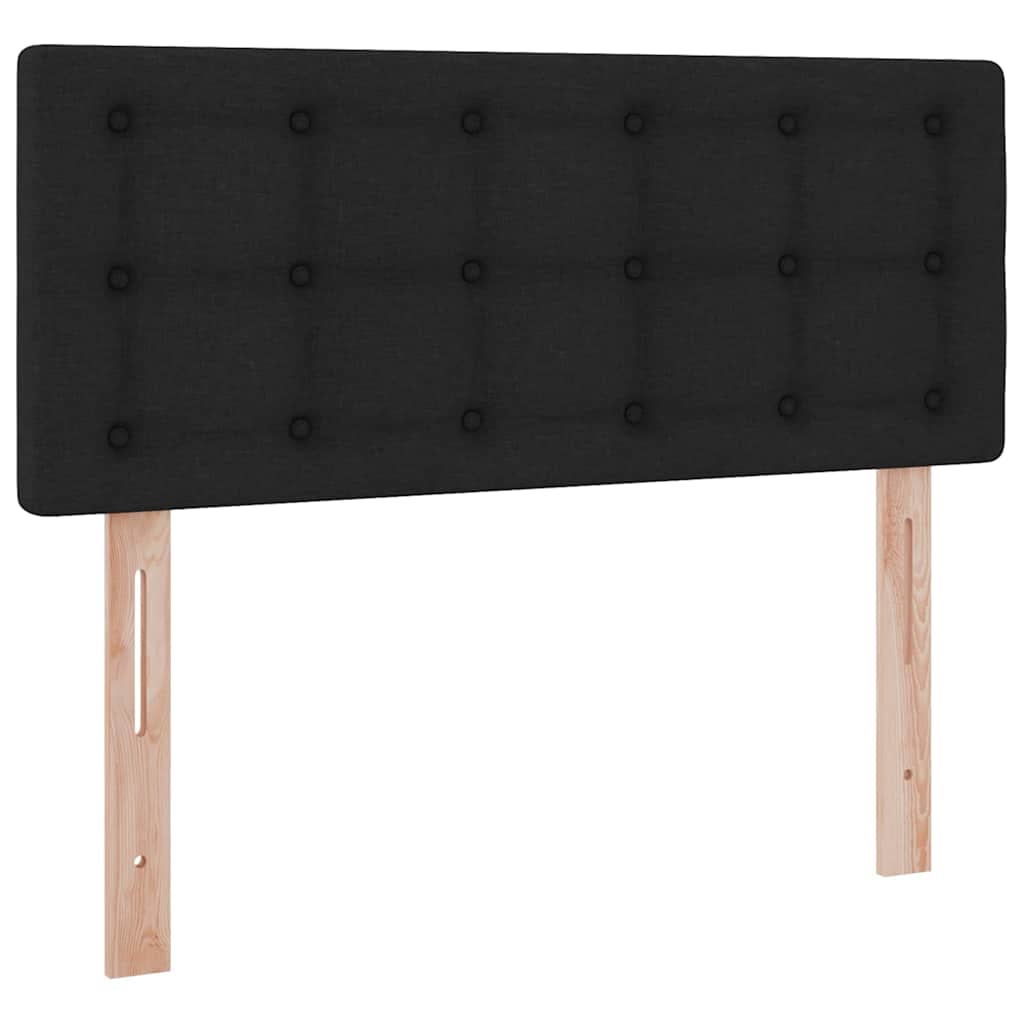 Letto con contenitore e materasso Nero 120 x 200 cm | homemem39
