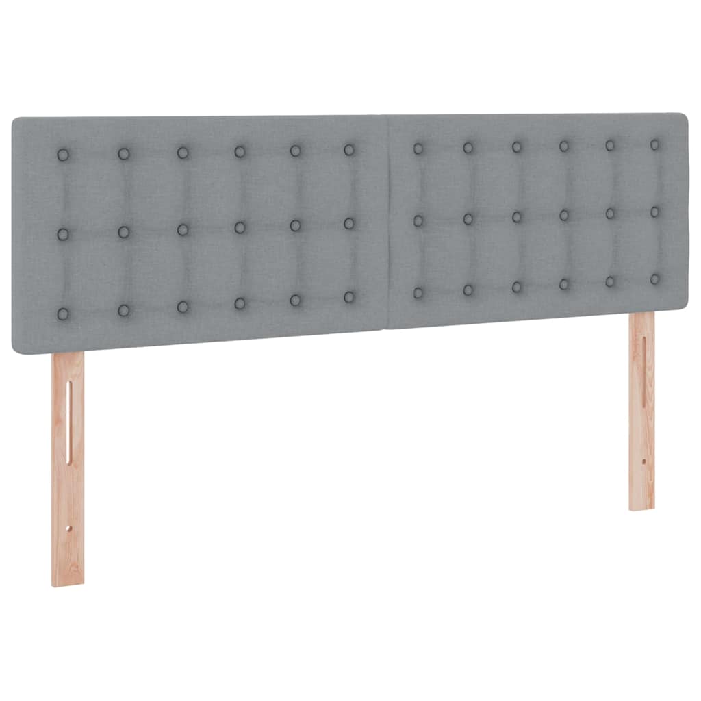 Letto con contenitore e materasso Grigio chiaro 140 x 190 cm | homemem39