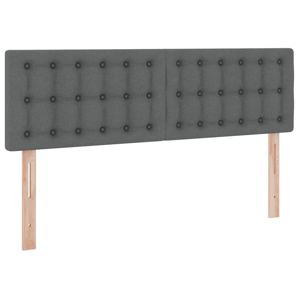 Letto con contenitore e materasso Grigio scuro 140 x 190 cm | homemem39