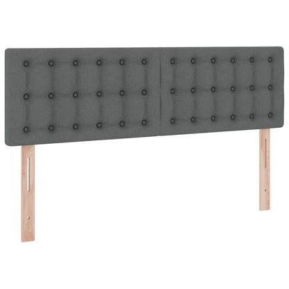Letto con contenitore e materasso Grigio scuro 140 x 200 cm | homemem39