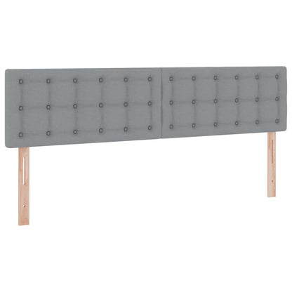 Letto con contenitore e materasso Grigio chiaro 160 x 200 cm | homemem39