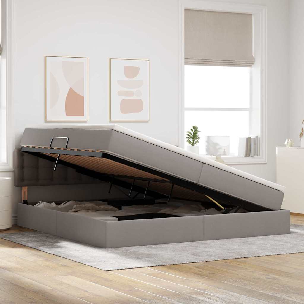 Letto con contenitore e materasso Talpa 200 x 200 cm | homemem39