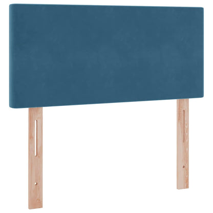 Letto con Contenitore Blu Scuro 90 x 190 cm Velluto | homemem39