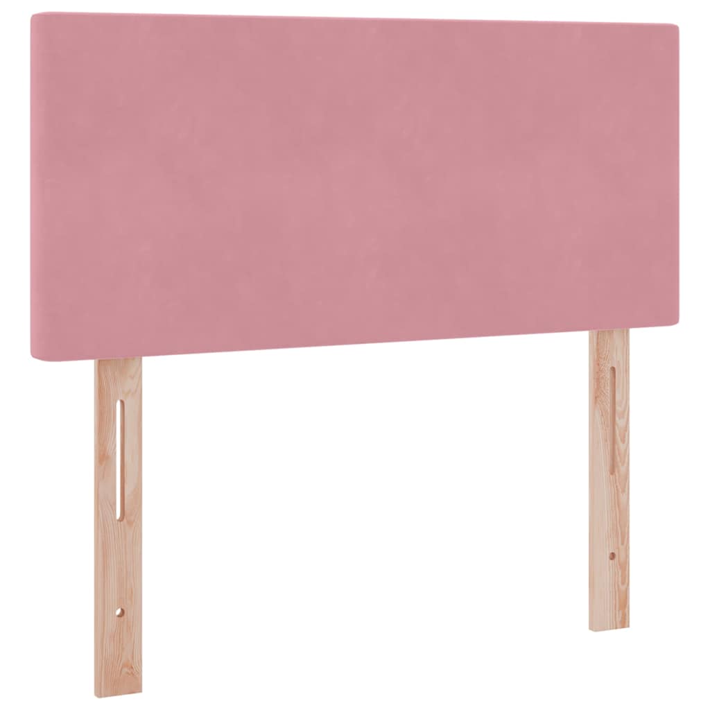 Letto con Contenitore con materasso Rosa 90 x 190 cm Velluto | homemem39