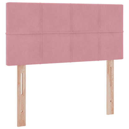 Letto con Contenitore con materasso Rosa 90 x 190 cm Velluto | homemem39