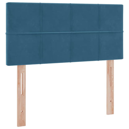 Letto con Contenitore Blu Scuro 100 x 200 cm Velluto | homemem39