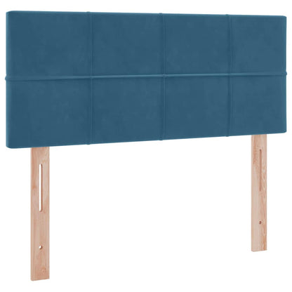 Letto con Contenitore Blu Scuro 120 x 200 cm Velluto | homemem39