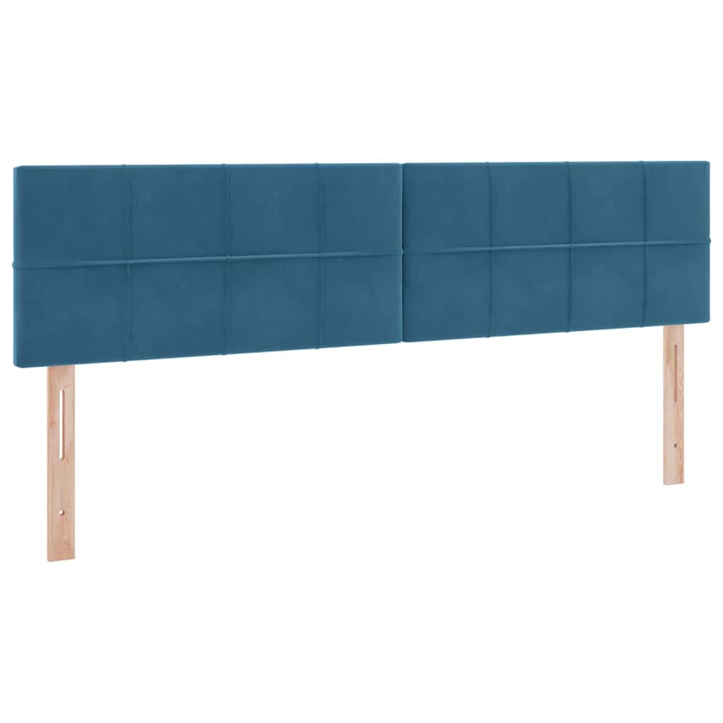 Letto con Contenitore Blu Scuro 180 x 200 cm Velluto | homemem39