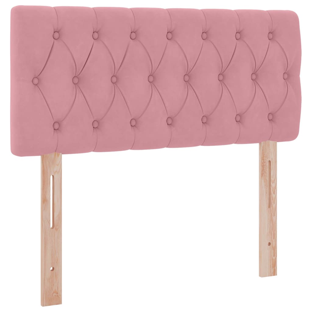 Letto con Contenitore con materasso Rosa 90 x 200 cm Velluto | homemem39