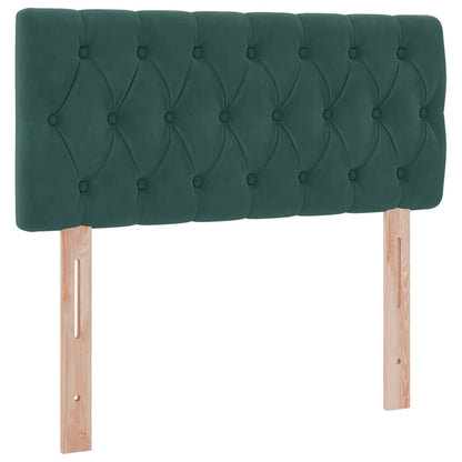Letto con Contenitore Verde Scuro 100 x 200 cm Velluto | homemem39