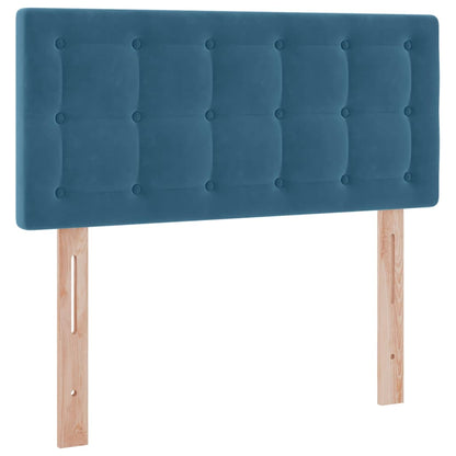 Letto con Contenitore Blu Scuro 90 x 200 cm Velluto | homemem39