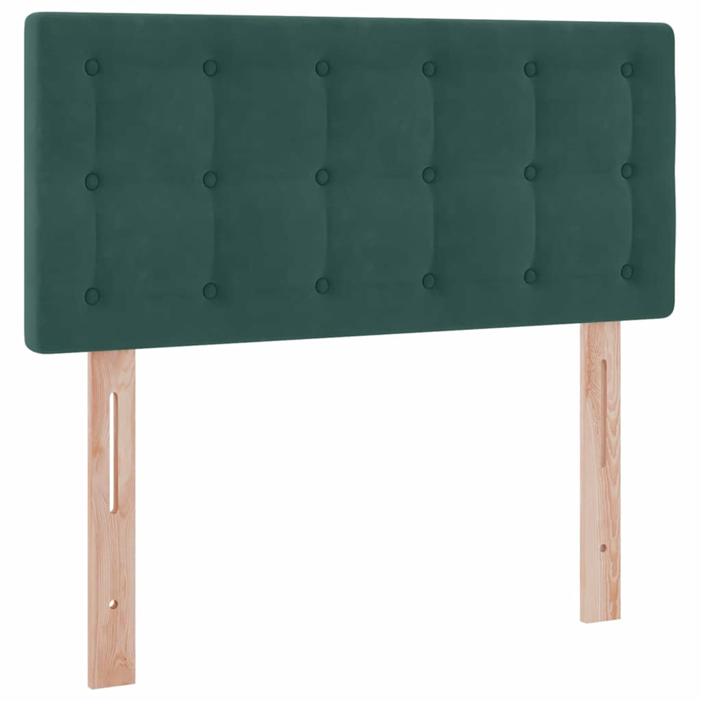 Letto con Contenitore Verde Scuro 100 x 200 cm Velluto | homemem39