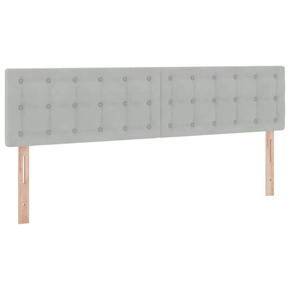 Letto con Contenitore Grigio chiaro 180 x 200 cm Velluto | homemem39