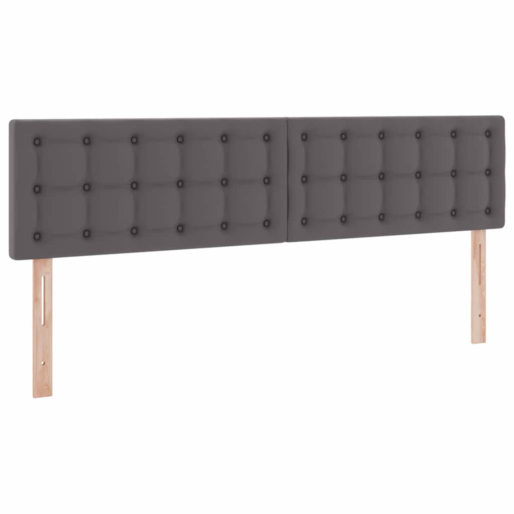 Letto con Contenitore Grigio 180 x 200 cm Pelle Sintetica | homemem39