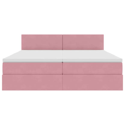 Letto con Contenitore con materasso Rosa 100 x 200 cm | homemem39