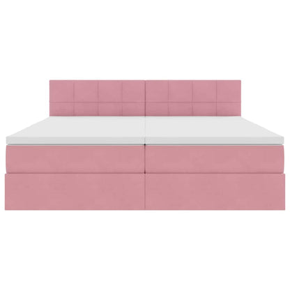 Letto con Contenitore con materasso Rosa 90 x 200 cm | homemem39