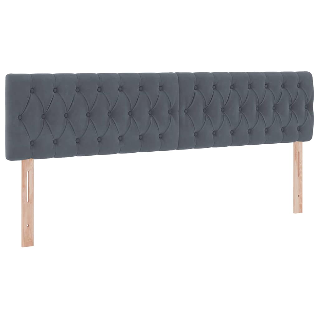 Letto con Contenitore con materasso Grigio scuro 90 x 200 cm